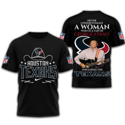 Houston Texans | Premium NFL George Strait 3D Shirt
