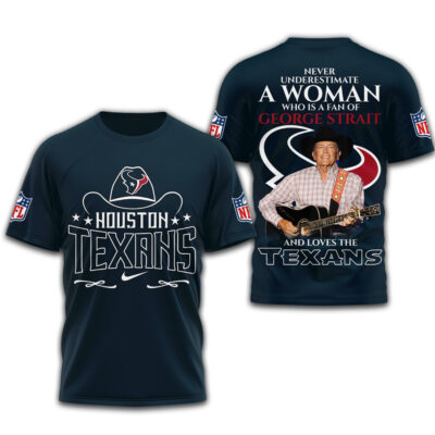 Houston Texans | Premium NFL George Strait 3D Shirt