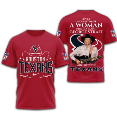 Houston Texans | Premium NFL George Strait 3D Shirt