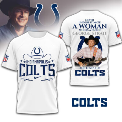Indianapolis Colts | Premium NFL George Strait 3D Shirt