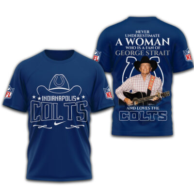 Indianapolis Colts | Premium NFL George Strait 3D Shirt