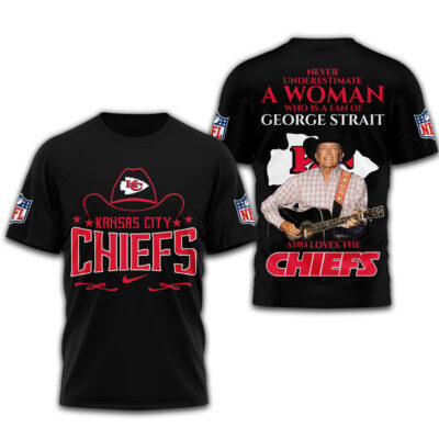 Kansas City Chiefs | Premium NFL George Strait 3D Shirt