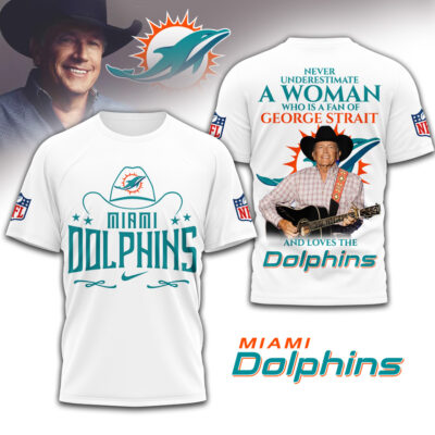 Miami Dolphins | Premium NFL George Strait 3D Shirt