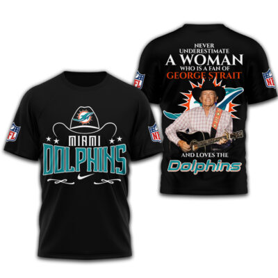 Miami Dolphins | Premium NFL George Strait 3D Shirt