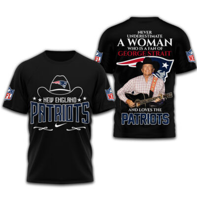 New England Patriots | Premium NFL George Strait 3D Shirt