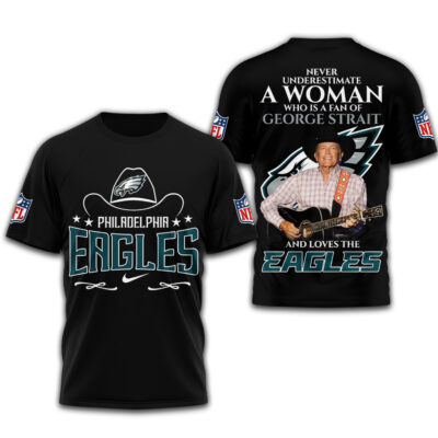Philadelphia Eagles | Premium NFL George Strait 3D Shirt