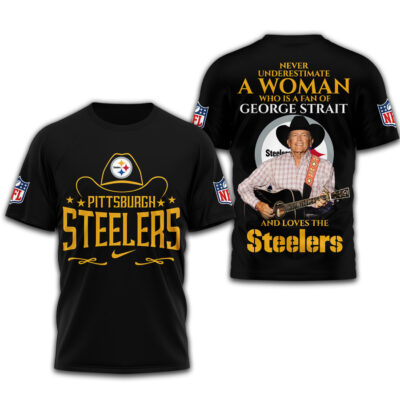 Pittsburgh Steelers | Premium NFL George Strait 3D Shirt
