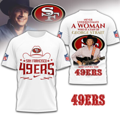 San Francisco 49ers | Premium NFL George Strait 3D Shirt