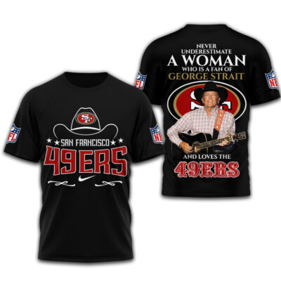 San Francisco 49ers | Premium NFL George Strait 3D Shirt