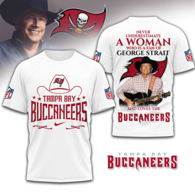 Tampa Bay Buccaneers | Premium NFL George Strait 3D Shirt