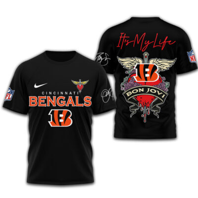 Cincinnati Bengals | Premium NFL Bon Jovi 3D Shirt