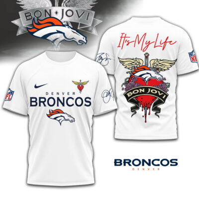 Denver Broncos | Premium NFL Bon Jovi 3D Shirt