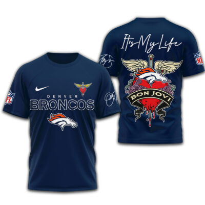 Denver Broncos | Premium NFL Bon Jovi 3D Shirt