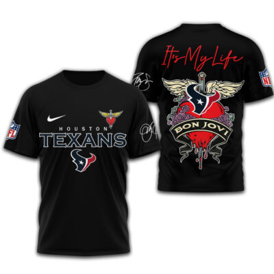 Houston Texans | Premium NFL Bon Jovi 3D Shirt