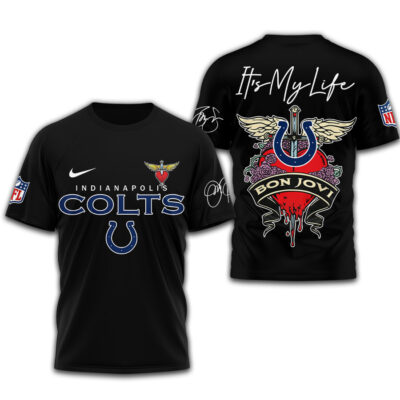 Indianapolis Colts | Premium NFL Bon Jovi 3D Shirt