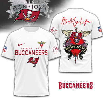 Tampa Bay Buccaneers | Premium NFL Bon Jovi 3D Shirt