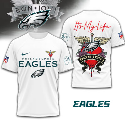 Philadelphia Eagles | Premium NFL Bon Jovi 3D Shirt