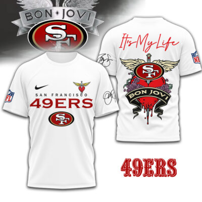 San Francisco 49ers | Premium NFL Bon Jovi 3D Shirt