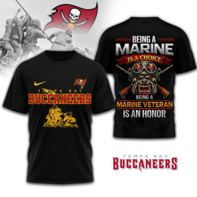 Tampa Bay Buccaneers | Premium NFL Marine Veteran 3D Shirt