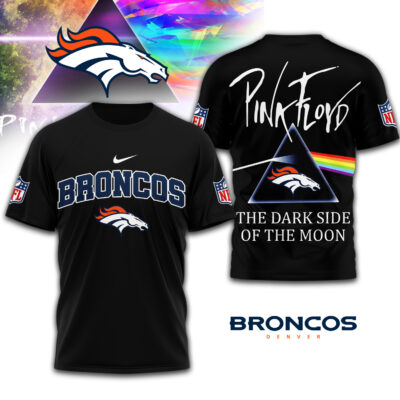Denver Broncos | Premium NFL The Dark Side Of The Moon 3D Shirt