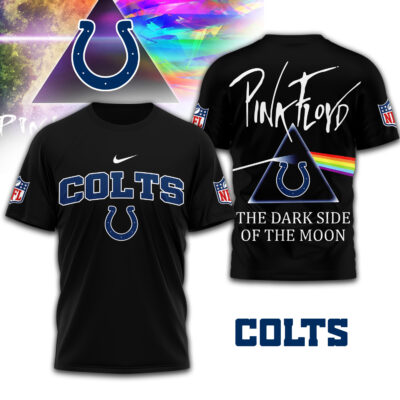 Indianapolis Colts | Premium NFL The Dark Side Of The Moon 3D Shirt - 3XL