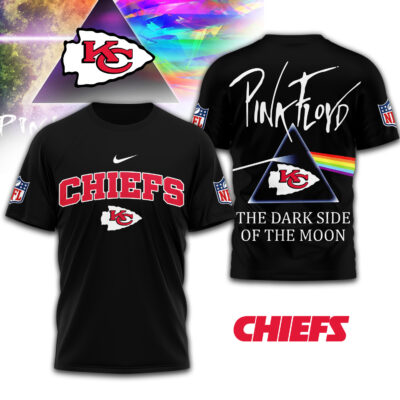 Kansas City Chiefs | Premium NFL The Dark Side Of The Moon 3D Shirt - L