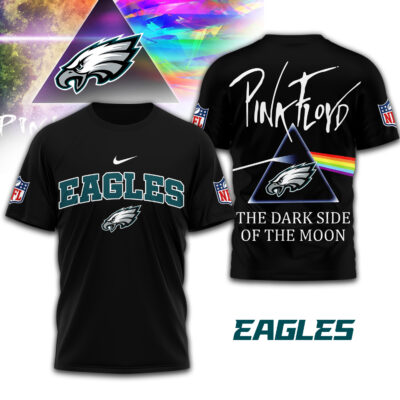 Philadelphia Eagles | Premium NFL The Dark Side Of The Moon 3D Shirt - M