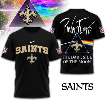 New Orleans Saints | Premium NFL The Dark Side Of The Moon 3D Shirt - 3XL