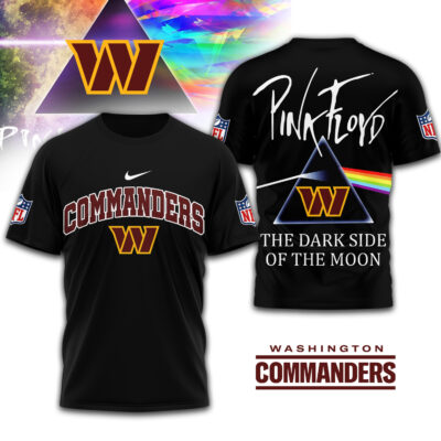 Washington Commanders | Premium NFL The Dark Side Of The Moon 3D Shirt - 4XL