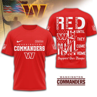 Washington Commanders | Premium NFL Red Friday Shirt