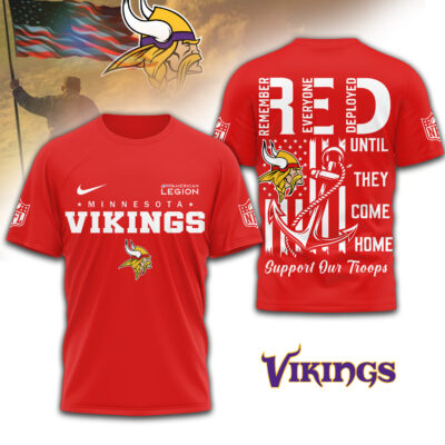 Minnesota Vikings | Premium NFL Red Friday Shirt