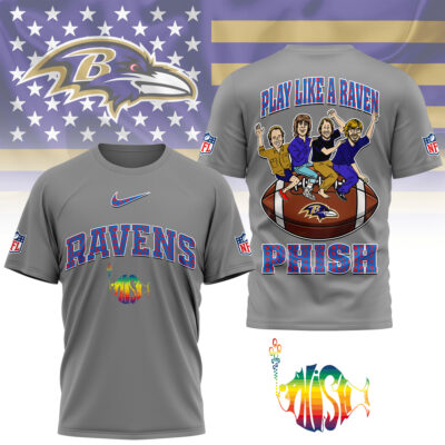 Baltimore Ravens | Premium NFL Phish Band Fan 3D Shirt