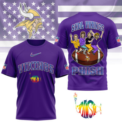 Minnesota Vikings | Premium NFL Phish Band Fan 3D Shirt