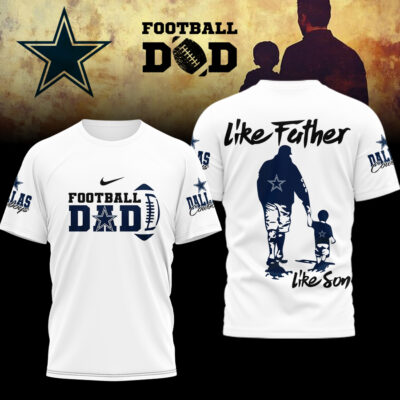 Dallas Cowboys | Premium NFL Like Father Like Son Shirt - White