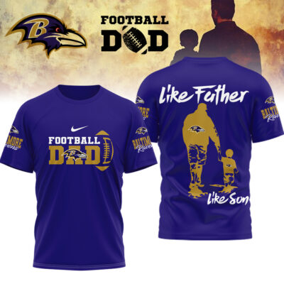 Baltimore Ravens | Premium NFL Like Father Like Son Shirt - Purple