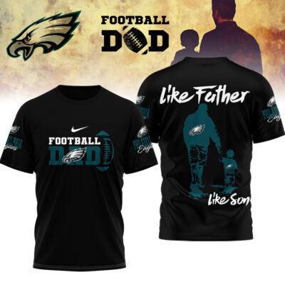 Philadelphia Eagles | Premium NFL Like Father Like Son Shirt - Black