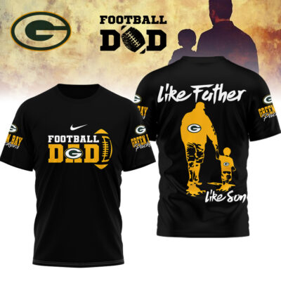 Green Bay Packers | Premium NFL Like Father Like Son Shirt - Black