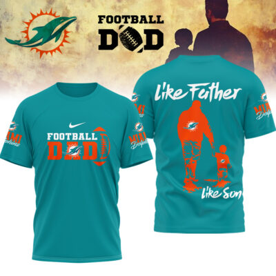 Miami Dolphins | Premium NFL Like Father Like Son Shirt - Blue