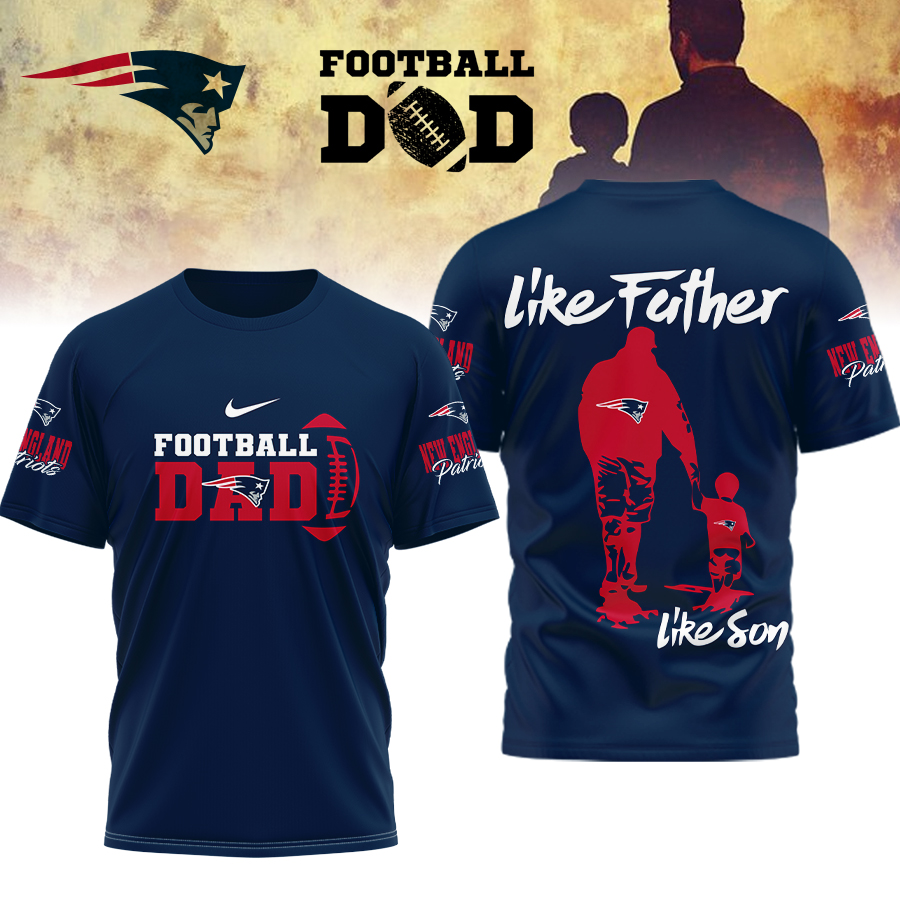 New England Patriots | Premium NFL Like Father Like Son Shirt - Image 3