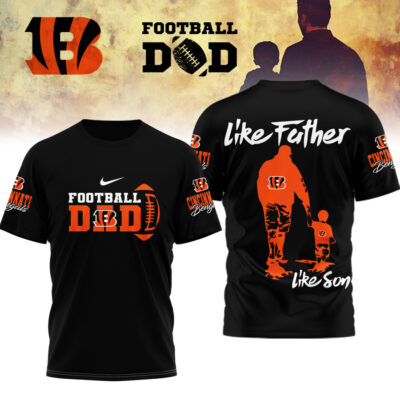 Cincinnati Bengals | Premium NFL Like Father Like Son Shirt - Black