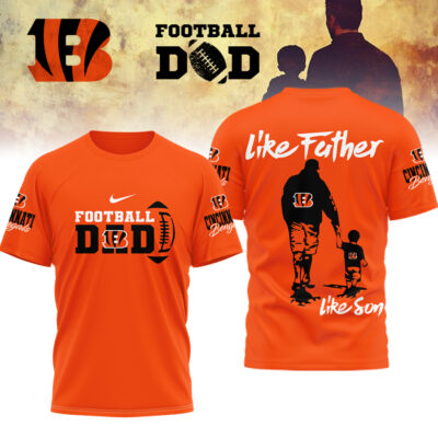 Cincinnati Bengals | Premium NFL Like Father Like Son Shirt - Orange