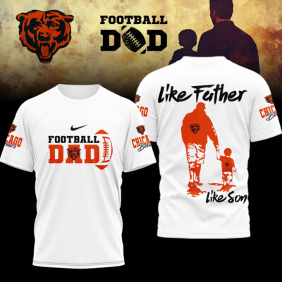 Chicago Bears | Premium NFL Like Father Like Son Shirt - White