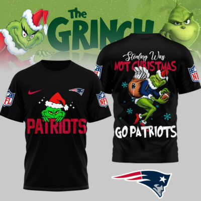 New England Patriots | Premium NFL Stealing Wins Not Christmas 3D Shirt