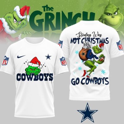 Dallas Cowboys | Premium NFL Stealing Wins Not Christmas 3D Shirt