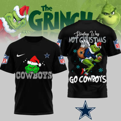 Dallas Cowboys | Premium NFL Stealing Wins Not Christmas 3D Shirt