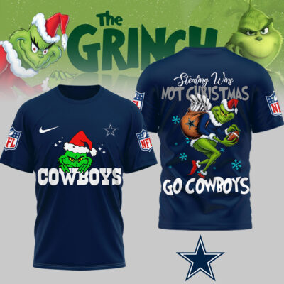 Dallas Cowboys | Premium NFL Stealing Wins Not Christmas 3D Shirt