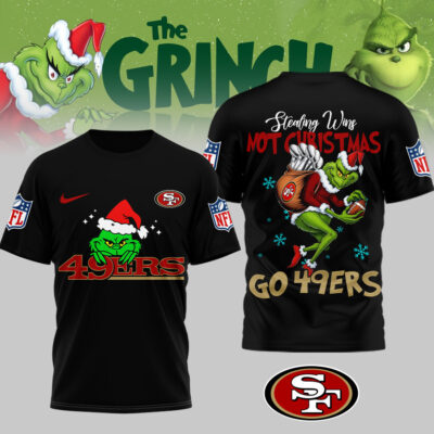 San Francisco 49ers | Premium NFL Stealing Wins Not Christmas 3D Shirt