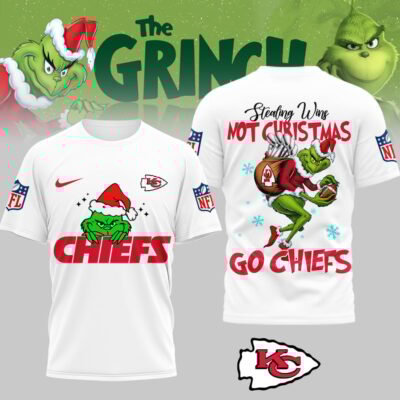 Kansas City Chiefs | Premium NFL Stealing Wins Not Christmas 3D Shirt