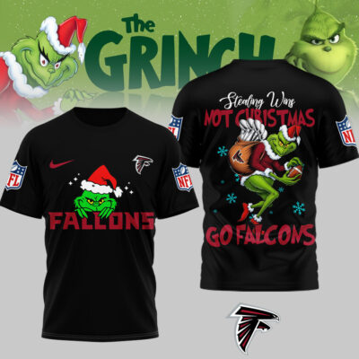 Atlanta Falcons | Premium NFL Stealing Wins Not Christmas 3D Shirt