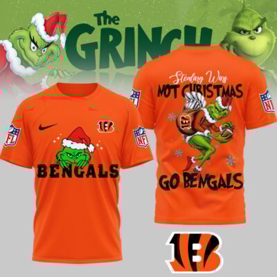 Cincinnati Bengals | Premium NFL Stealing Wins Not Christmas 3D Shirt